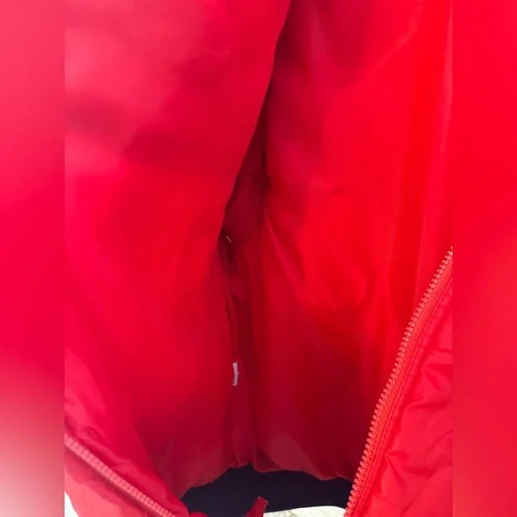 Vintage In Crowd by Celebration Ski Jacket Men's Large Retro Red Navy white - Picture 4 of 9